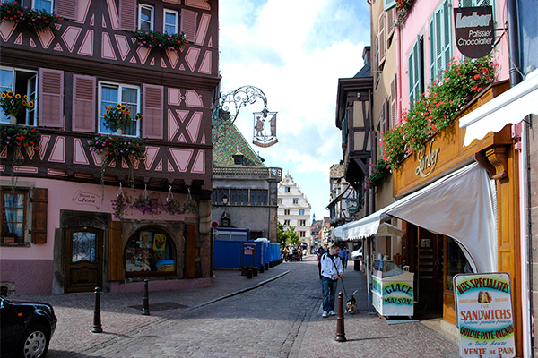 Old town Colmar in Alsace