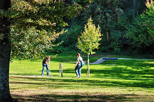 Die Minigolf-Anlage in Bad Bellingen